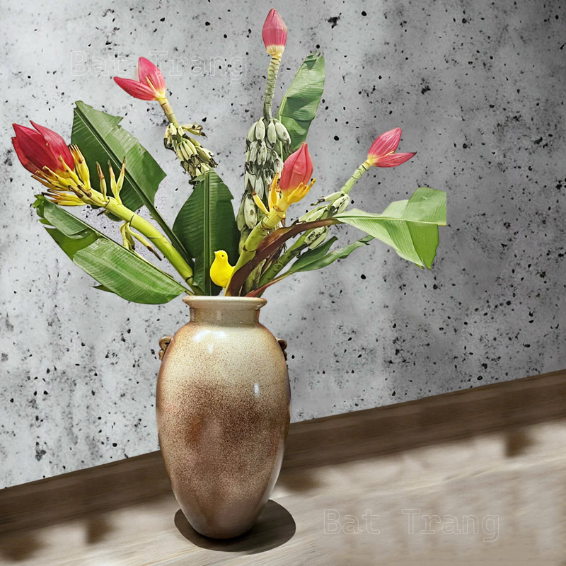 Large Brown Floor Ceramic Vase – Elevating Interior Spaces with Natural Elegance