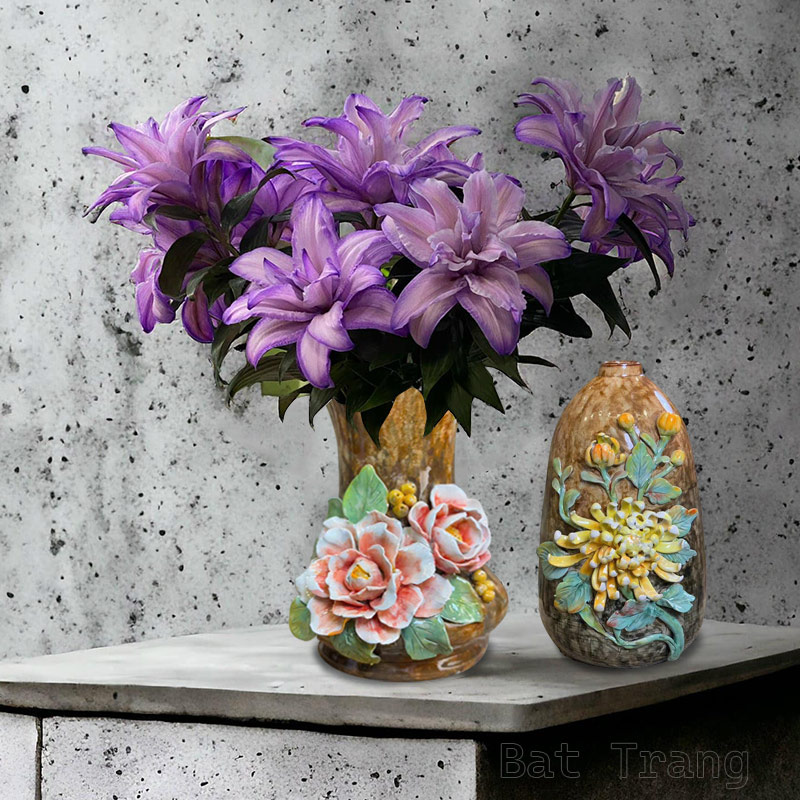 Statement Brown Vase Decor for Contemporary Modern Decorative Vases