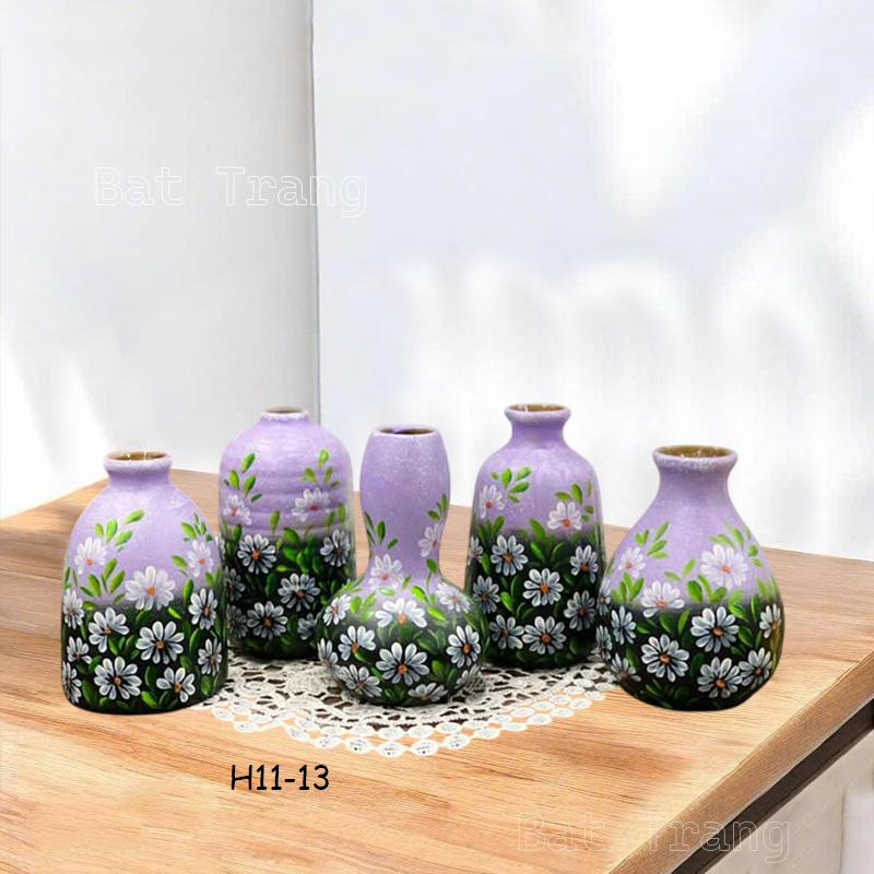 Mini Bud Vase Set 11–13cm – Small Yet Eye-Catching Decor Solution