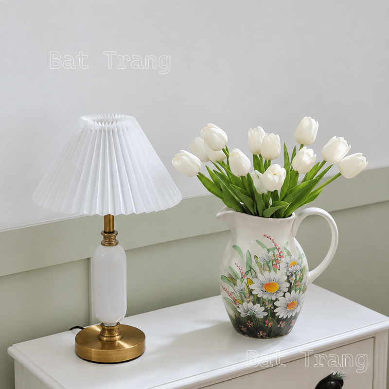 Decorating with a White Pitcher Flower Vase for Home Decor