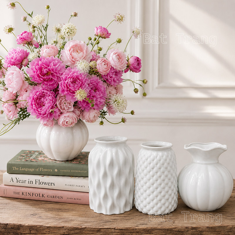 Modern White Vase Sets for Elegant Living Spaces