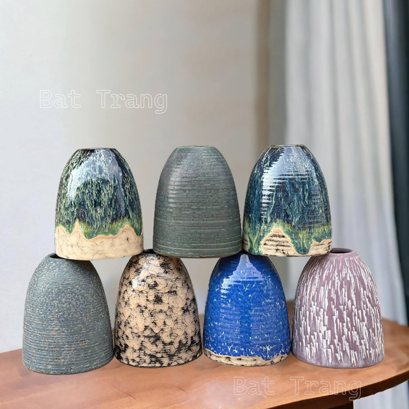 Small Vases Set, Desk Decor Ceramic Vases