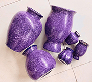 Purple vase