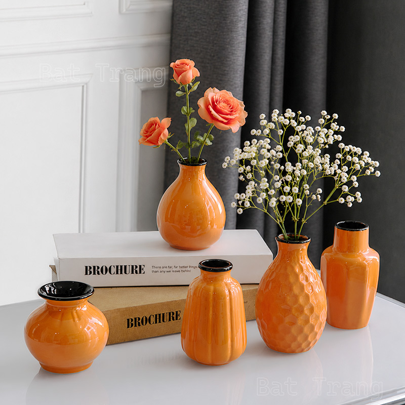 Orange Bud Vases, A Simple Way to Add Warmth and Style to Your Home