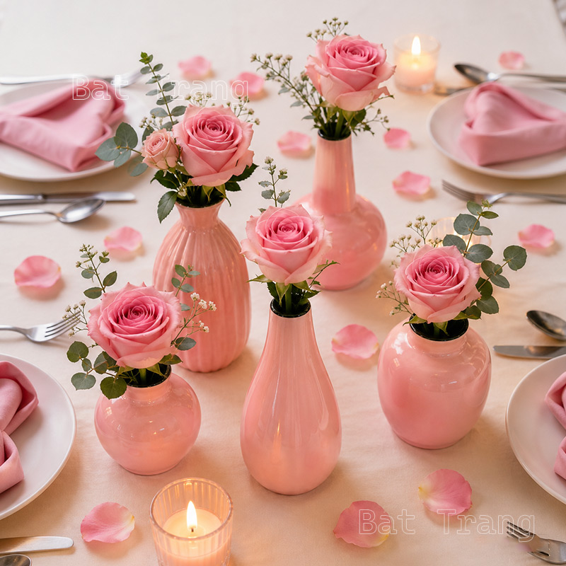 Pink Bud Vases, The Secret to Creating Soft and Inspiring Spaces