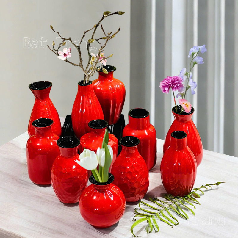 Red Small Vases That Make a Big Difference in Home Decor