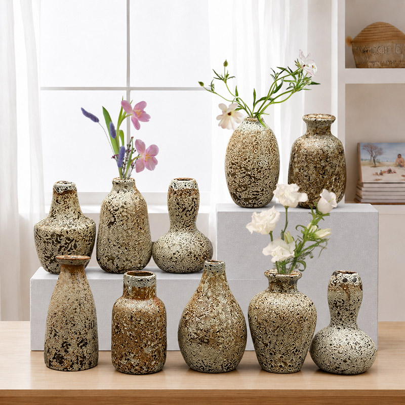 Vintage Small Bud Vase Collection in Different Shapes and Sizes