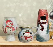 Christmas vase